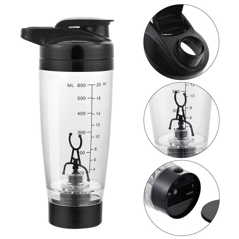 600ml Electric Automation Protein Shaker Blender My Water Bottle Automatic Movement Coffee Milk Smart Mixer Drinkware