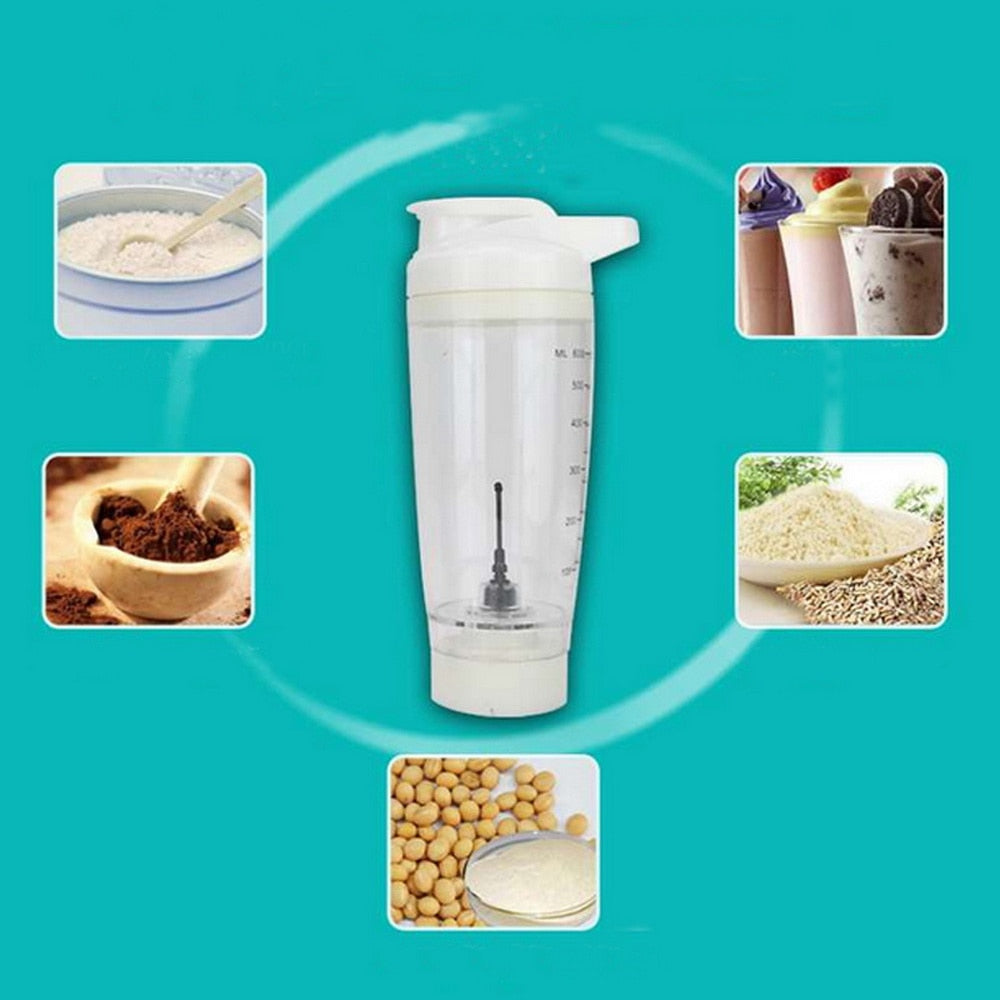 600ml Electric Automation Protein Shaker Blender My Water Bottle Automatic Movement Coffee Milk Smart Mixer Drinkware